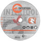Диск отрезной по металлу сплошной 230х2.4х22.2 мм Intertool