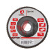 Диск шлифовальный лепестковый 125х22 мм Intertool (зерно K80)