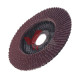 Диск шлифовальный лепестковый 125х22 мм Intertool (зерно K80)