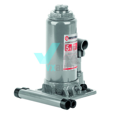 Домкрат гидравлический 5 т 200-385 мм (стовпчик) Intertool (одношточный)