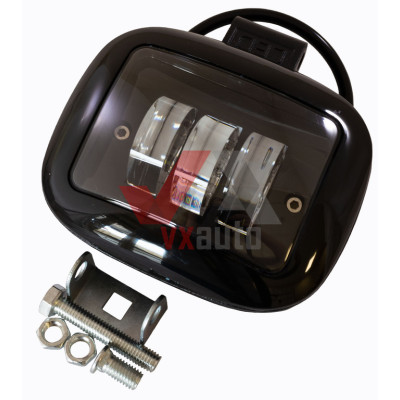Дополнительная фара LED прямоугол. 120 х 95 х 50 (Д х В х Ш) 30 W Optimal-L Black