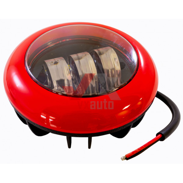 Фара додаткова LED  кругла 120 х 50 (d х В) 30 W Optimal-L Red