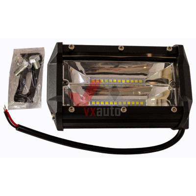 Фара дополнительная LED прямоуг. 130 х 75 х 65 (Д х В х Ш) 72 W Optimal-L (комбинированная)