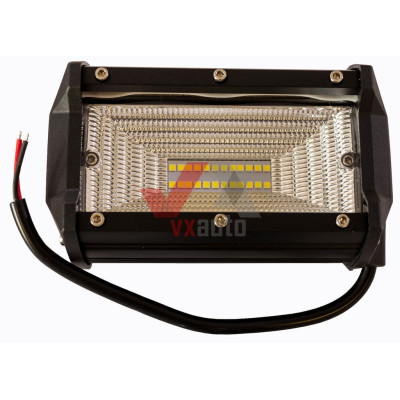 Фара дополнительная LED прямоуг. 130 х 75 х 65 (Д х В х Ш) 72 W Optimal-L