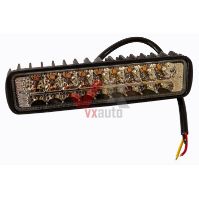 Фара дополнительная LED прямоуг. 155 х 38 х 30 (Д х В х Ш) 18 W Optimal-L (3 цвета)