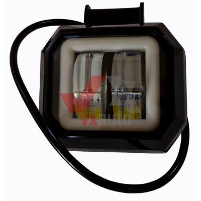 Фара дополнительная LED прямоуг. 70 х 60 х 55 (Д х В х Ш) 20 W Optimal-L CREE (дальний свет + ДХВ)