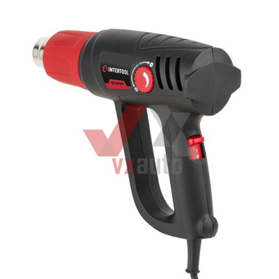 Фен технический 2000 Вт, 50°С-600°С, 250-500 л/хв Intertool (2 режима)