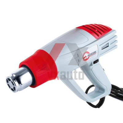 Фен технический 2000 Вт, 60°С-600°С, 300-500 л/мин Intertool (3 режима)