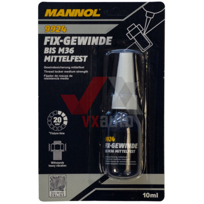 Фиксатор резьбы Mannol синий 10мл