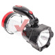 Фонарь аккумуляторный 1 LED 1W + 12 LED Intertool