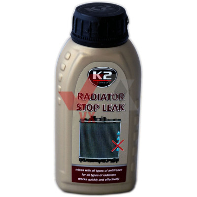 Герметик радиатора 250 г K2 Stop Leak (жидкость)