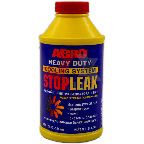 Герметик радиатора 325 мл ABRO Stop Leak (жидкость) ориг.
