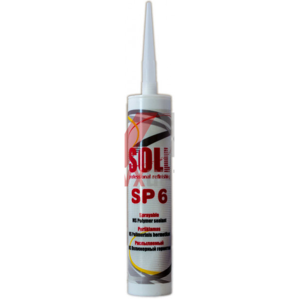 Герметик распыляемый полимерный 290 мл серый SOLL SP6