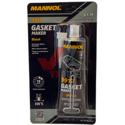 Герметик универсальный силиконовый термостойкий 85 г черный Mannol Gasket Maker (230°C)