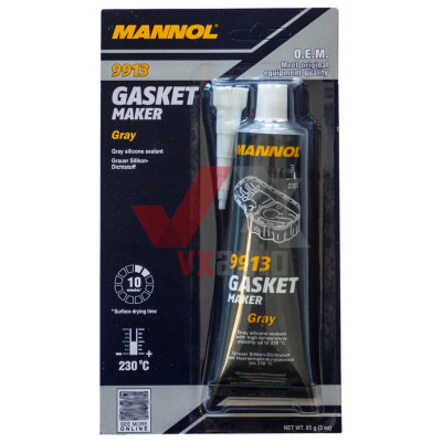 Герметик универсальный силиконовый термостойкий 85 г серый Mannol Gasket Maker (230°C)