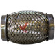 Гофра глушителя 45 х100 мм VW AGK (3-слойная, короткий фланец, Interlock)