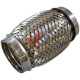 Гофра глушителя 45 х100 мм VW AGK (3-слойная, короткий фланец, Interlock)