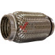 Гофра глушителя 45 х120 мм VW AGK (3-слойная, короткий фланец, Interlock)