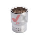 Головка двенадцатигранник 1/2" 22 мм х 38 мм Intertool
