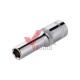 Головка шестигранник 1/2" 10 мм х 78 мм Intertool Cr-V (удлиненная)