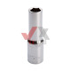 Головка шестигранник 1/2" 12 мм х 78 мм Intertool Cr-V (удлиненная)