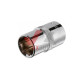 Головка шестигранник 1/2" 14 мм х 38 мм Intertool Cr-V
