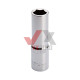 Головка шестигранник 1/2" 14 мм х 78 мм Intertool Cr-V (подовжена)