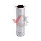 Головка шестигранник 1/2" 15 мм х 78 мм Intertool Cr-V (подовжена)