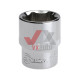 Головка шестигранник 1/2" 24 мм х 38 мм Intertool Cr-V