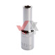 Головка шестигранник 1/2" 9 мм х 78 мм Intertool Cr-V (подовжена)