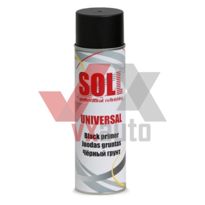 Грунт аэрозоль 0.5 л черный SOLL
