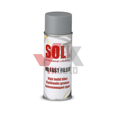 Грунт аэрозоль заполняющий 0.4 л серый SOLL High Built Filler