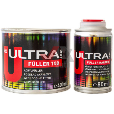 Грунт акриловый 5:1  0.4 л серый NOVOL ULTRA LINE Fuller 100 (отв. Harter - 80 мл)