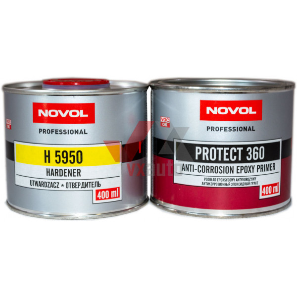 Грунт епоксидний 1:1  0.4 л NOVOL Protect 360 (затв. 5950 - 400 мл) Anti-Corrosion