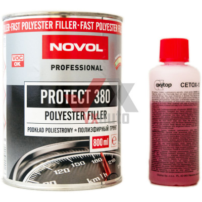 Грунт полиэфирный 10:1  0.8 л NOVOL Protect 380 (отв. Сетох-120В RED - 80 мл)