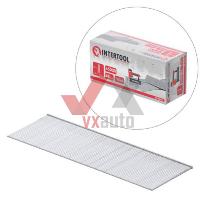 Гвоздь для степлера 45 мм х 1 х 1.25 мм Intertool(в уп. 5000 шт.) (PT-1603, PT-1612)