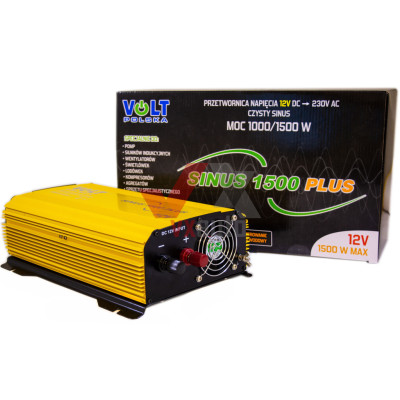 Інвертор (перетворювач напруги) Volt Polska Sinus PLUS 1500
