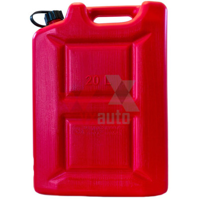 Канистра для топлива 20 л пластмассовая (с лейкой, высокая) 