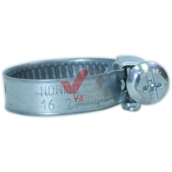 Хомут 16 - 27 мм W1 цинк Norma (сапун печки)