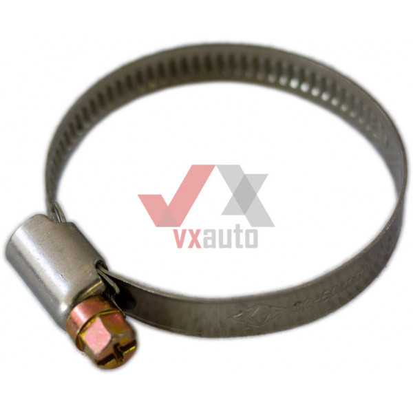Хомут 32 - 50 мм W2 нержавеющая сталь  VORTEX штука (продаются упаковками, в упак. 10 шт.)