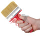 Кисть макловица 100 х 30 мм Intertool (пластиковая ручка)