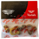 Клемма АКБ (мопедная) покрытая медью VORTEX, к-т (2 шт.)