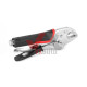 Клещи зажимные 180 мм Intertool Cr-V