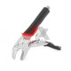 Клещи зажимные 180 мм Intertool Cr-V