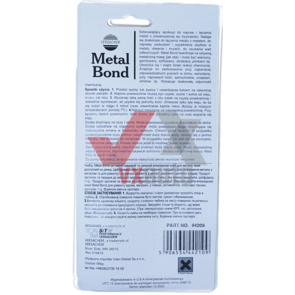 Клей (холодна зварка) для металу 52 г Versachem Metal Bond
