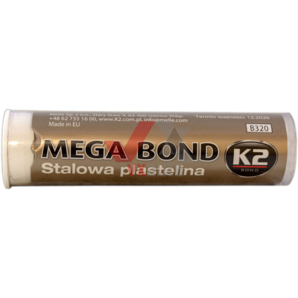 Клей (холодная сварка) для металла 60 г K2 Mega Bond (пластилин)