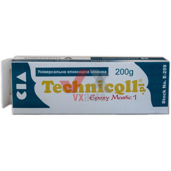 Клей (холодная сварка) универсальный 200 г Technicqll (пластилин)