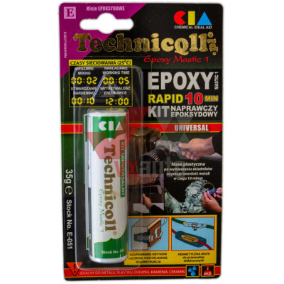 Клей (холодная сварка) универсальный 35 г Technicqll (пластилин)