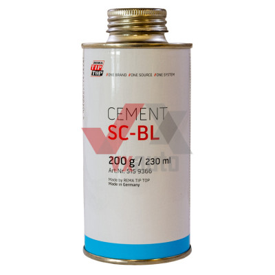 Клей шиномонтажный бескамерный 200 г/230 мл ТІР ТОР (Cement SC- BL)