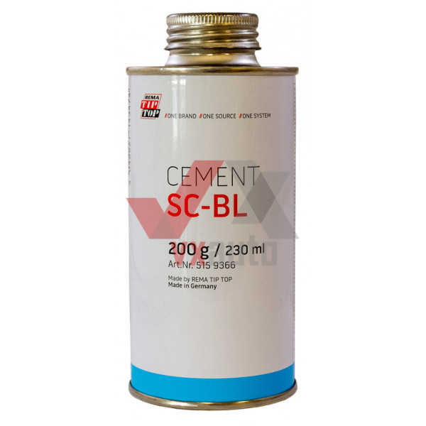 Клей шиномонтажний безкамерний 200 г/230 мл ТІР ТОР (Cement SC- BL)
